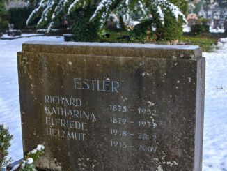 Grab des Hanauer Künstlers Richard Estler wird Ehrengrab