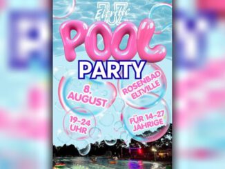 Musik und Schwimmen im Rosenbad: Party für Jugendliche am 8. August