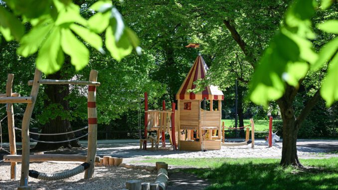 Neuer Spielbereich im Hanauer Schlossgarten wird am 11. Mai eröffnet