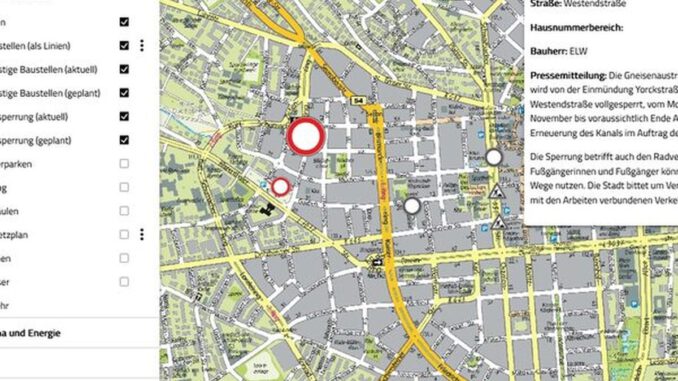 Wiesbaden führt Baustellenmeldungen in digitalen Zwilling zusammen