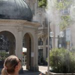 Wiesbaden testet mobile Sprühnebelanlagen in der Innenstadt zur Abkühlung an Hitztagen